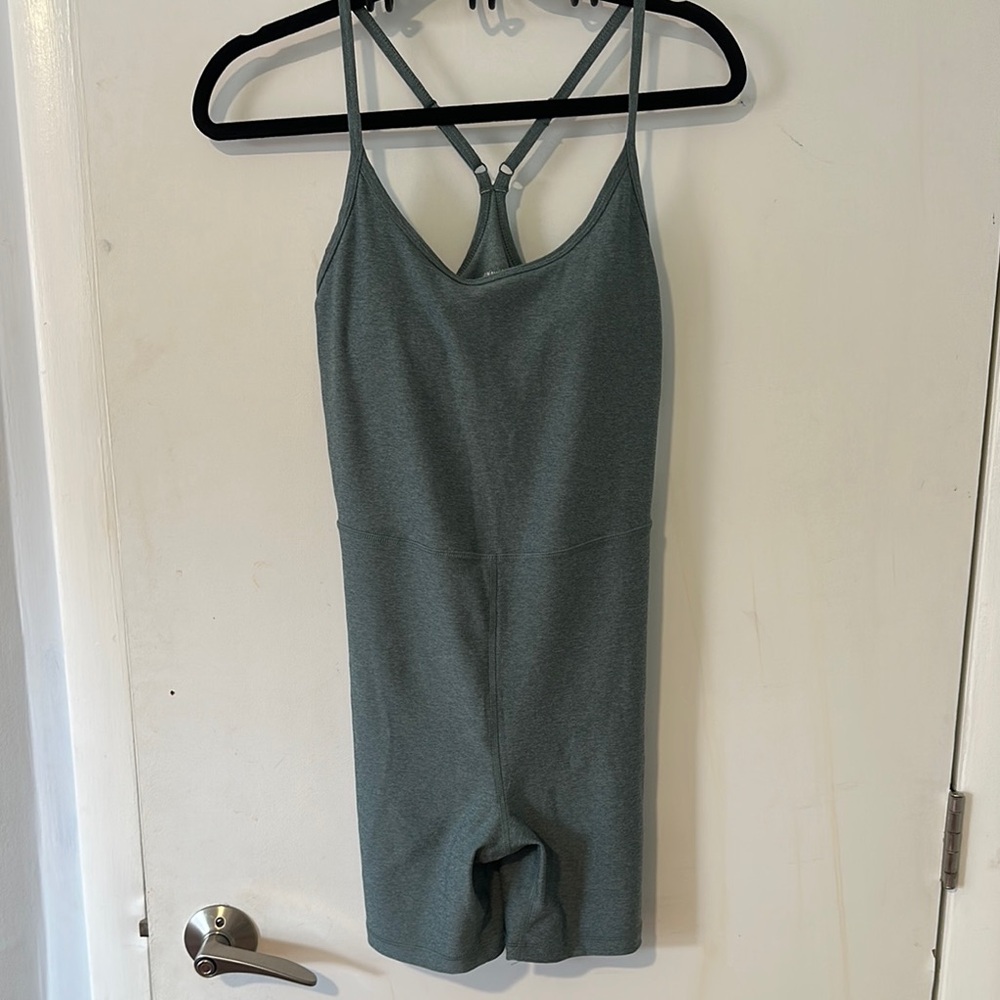 Old Navy Green Sleeveless athletic Romper